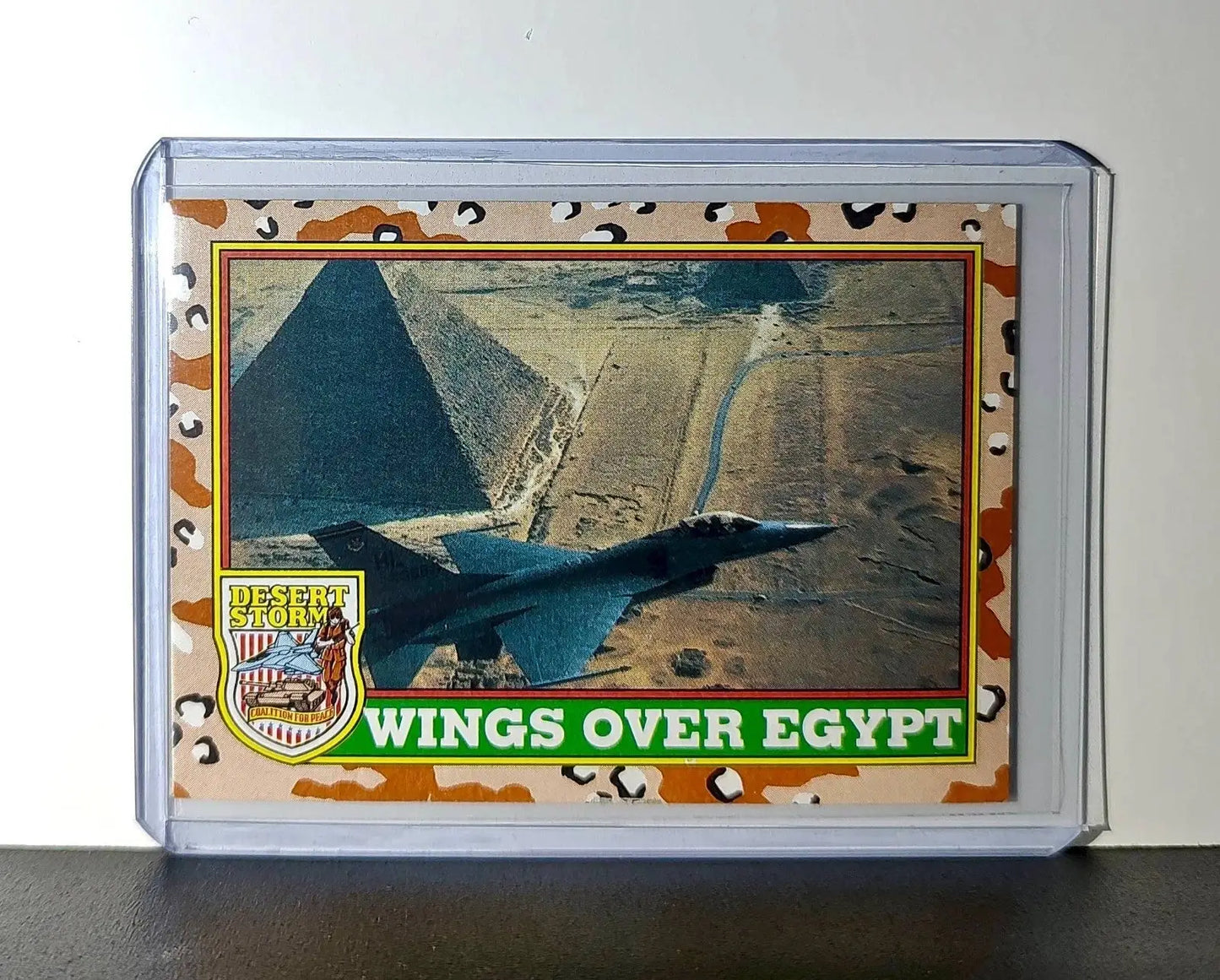 Wings Over Egypt 1991 Topps Desert Storm #31 Card