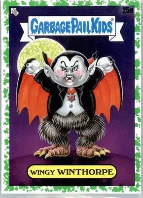 Wingy Winthorpe - 2022 Topps Garbage Pail Kids: Book Worms - #25a - Booger Green - Non-Sports Card Single