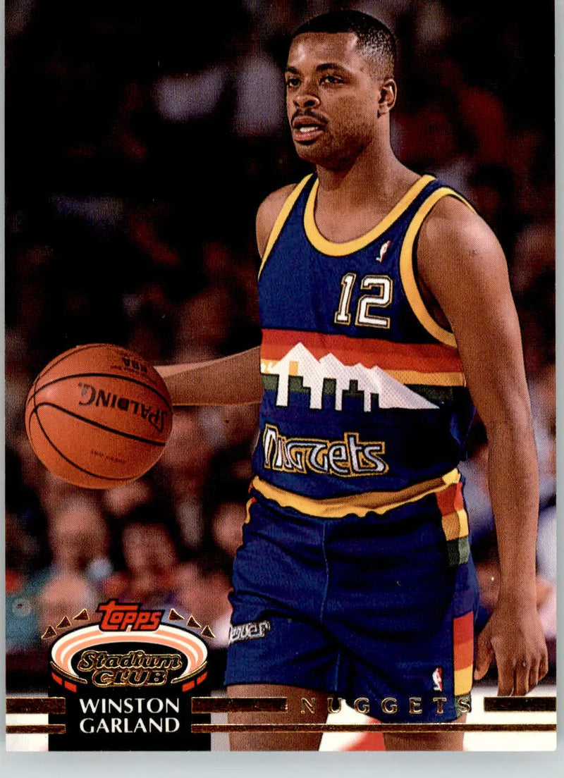 Winston Garland - 1992-93 Stadium Club - #130 - Basketball - Basketball Card Single