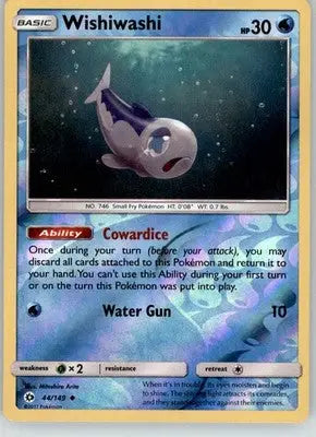 Wishiwashi - SM Base Set - 44/149 - Reverse Holo LP Pokemon - Pokémon Card Single