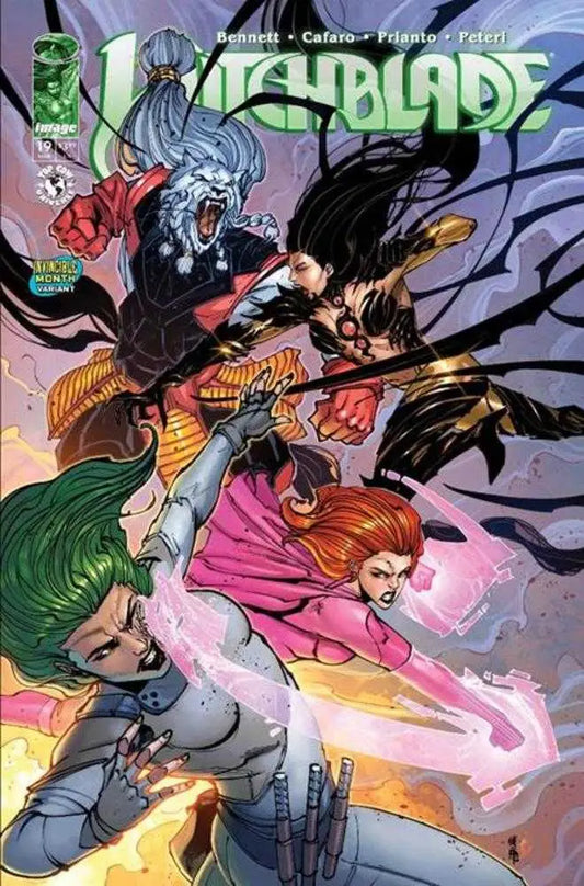 Witchblade #19 Cover E Guiseppe Cafaro & Arif Prianto Invincible Team Up Variant (Mature) - Comic Book