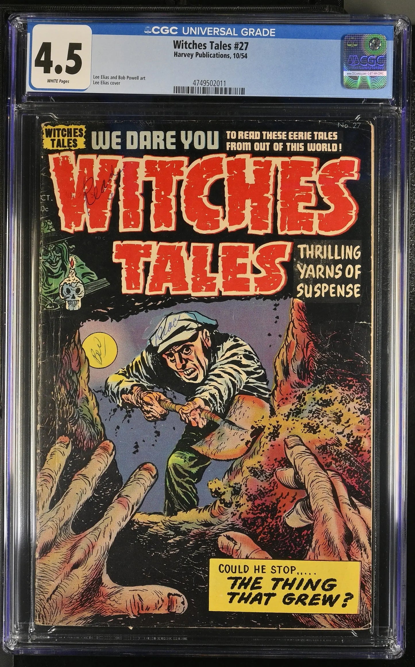 Witches Tales #27 (1954) Graded CGC 4.5 VG+ - Back Issues
