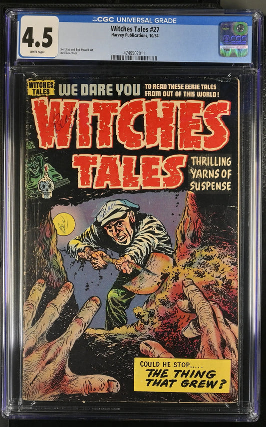 Witches Tales #27 (1954) Graded CGC 4.5 VG+ - Comic Book