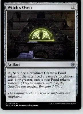 Witch’s Oven - Throne of Eldraine - 237 - NM Magic: The Gathering - Magic Card Single