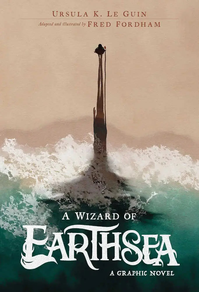 Book cover for Earthsea graphic novel A Wizard of Earthsea used copy