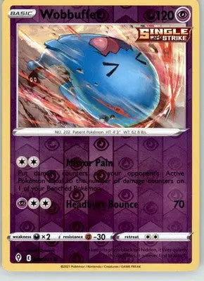 Wobbuffet - Evolving Skies - 066/203 - Reverse Holo LP Pokemon - Pokémon Card Single