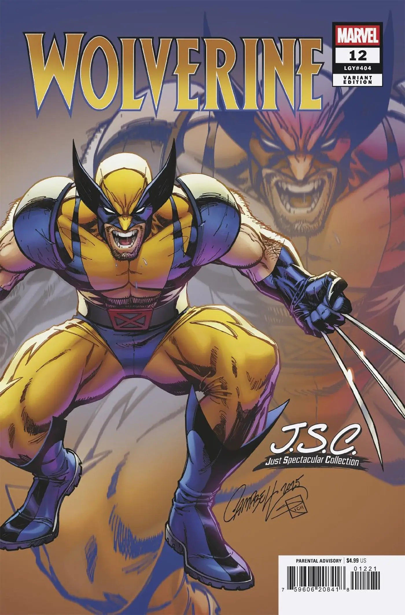 Wolverine #12 J. Scott Campbell Just Spectacular Collection Variant - Comic Book