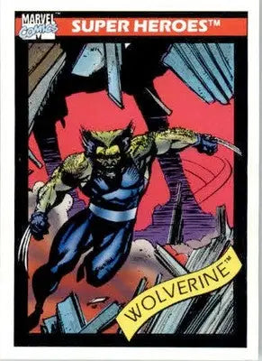 Wolverine - 1990 Impel Marvel Universe - #37 - Non_sport - Marvel Card Single