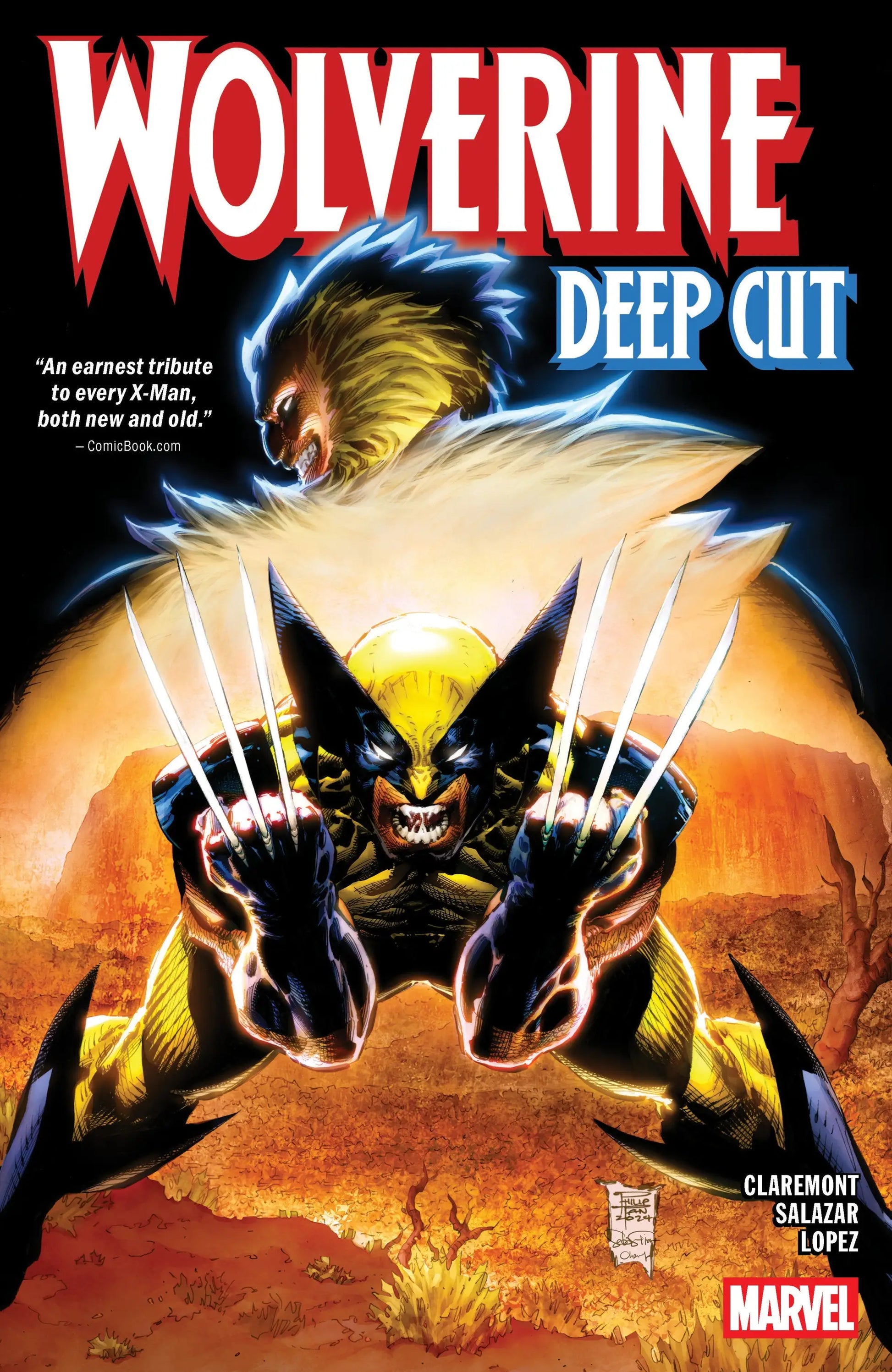 Wolverine comic book cover from Wolverine Deep Cut series featuring Wolverine in action