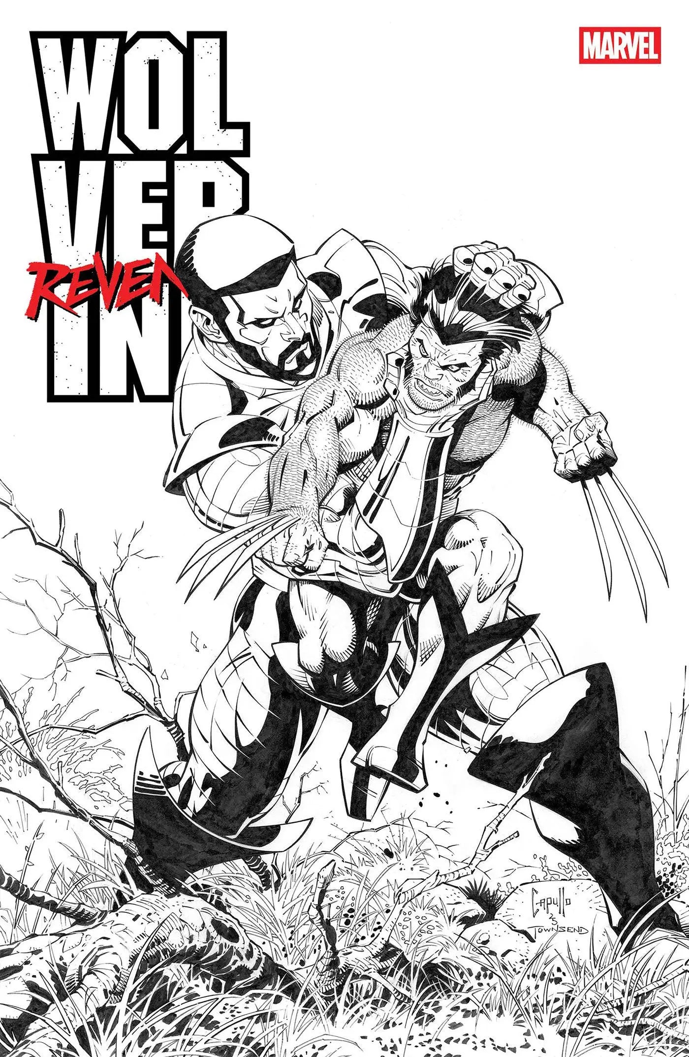 Wolverine: Revenge Red Band: Raw Black & White Edition #3 [Polybagged] - Comic Book