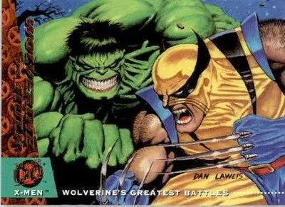 Wolverine vs. Hulk - 1994 Ultra X-Men - #140 - Non_sport - Non-Sports Card Single