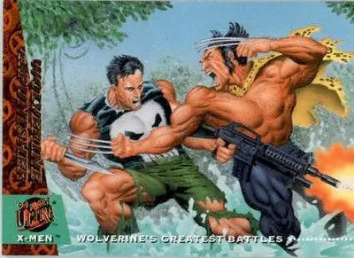 Wolverine vs. Punisher - 1994 Ultra X-Men - #147 - Non_sport - Non-Sports Card Single