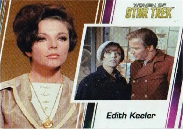 Women of Star Trek 50th Anniversary Promo Card P1 Edith Keeler - Entertainment Card Single