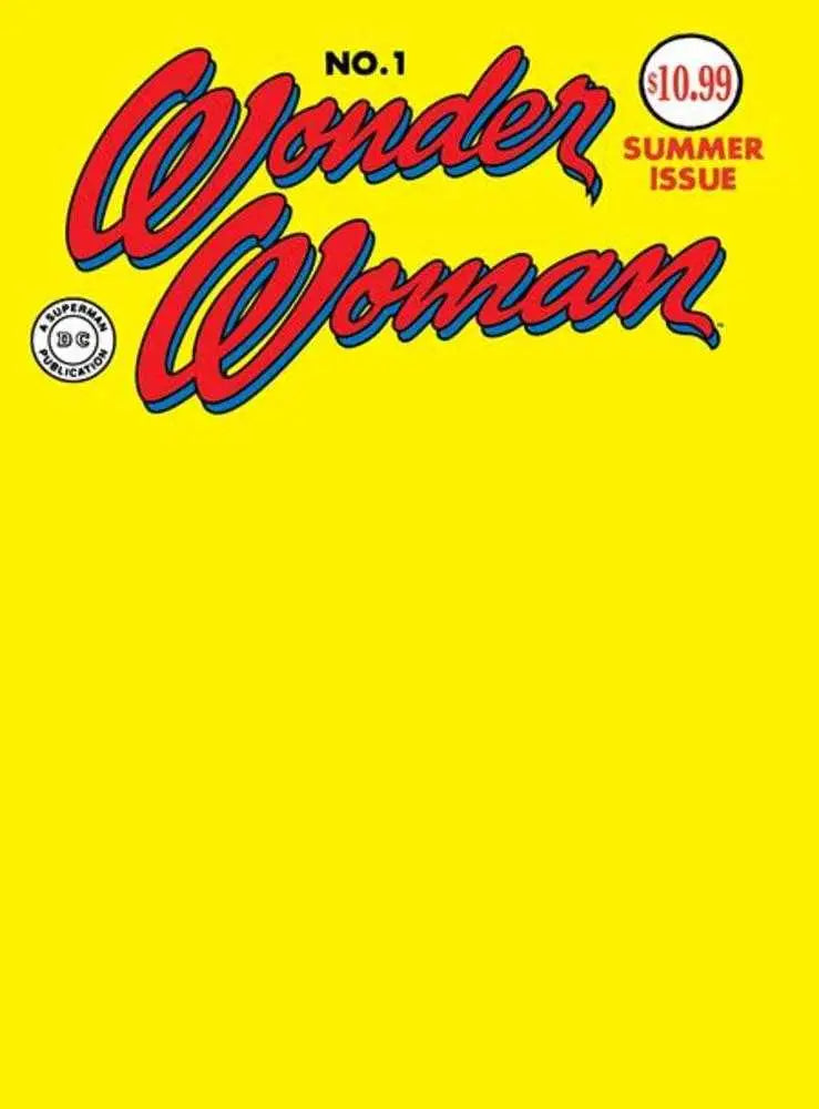 Wonder Woman #1 Facsimile Edition Cover B Blank Card Stock Variant (2026 Edition) - Back Issues