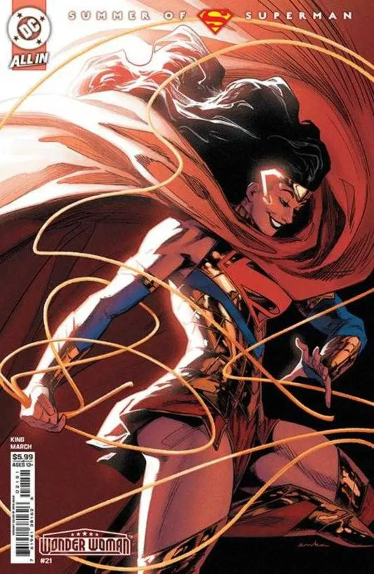 Wonder Woman Comic Book Cover D Kris Anka Supersmash-Up Card Stock Variant