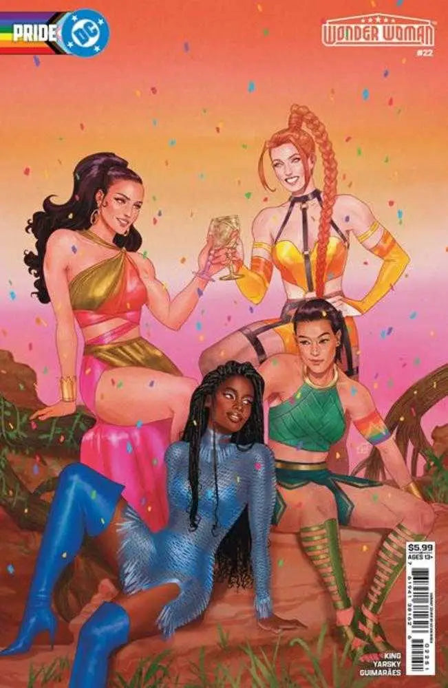 Wonder Woman #22 Cover D Kevin Wada DC Pride Card Stock Variant - Comic Book