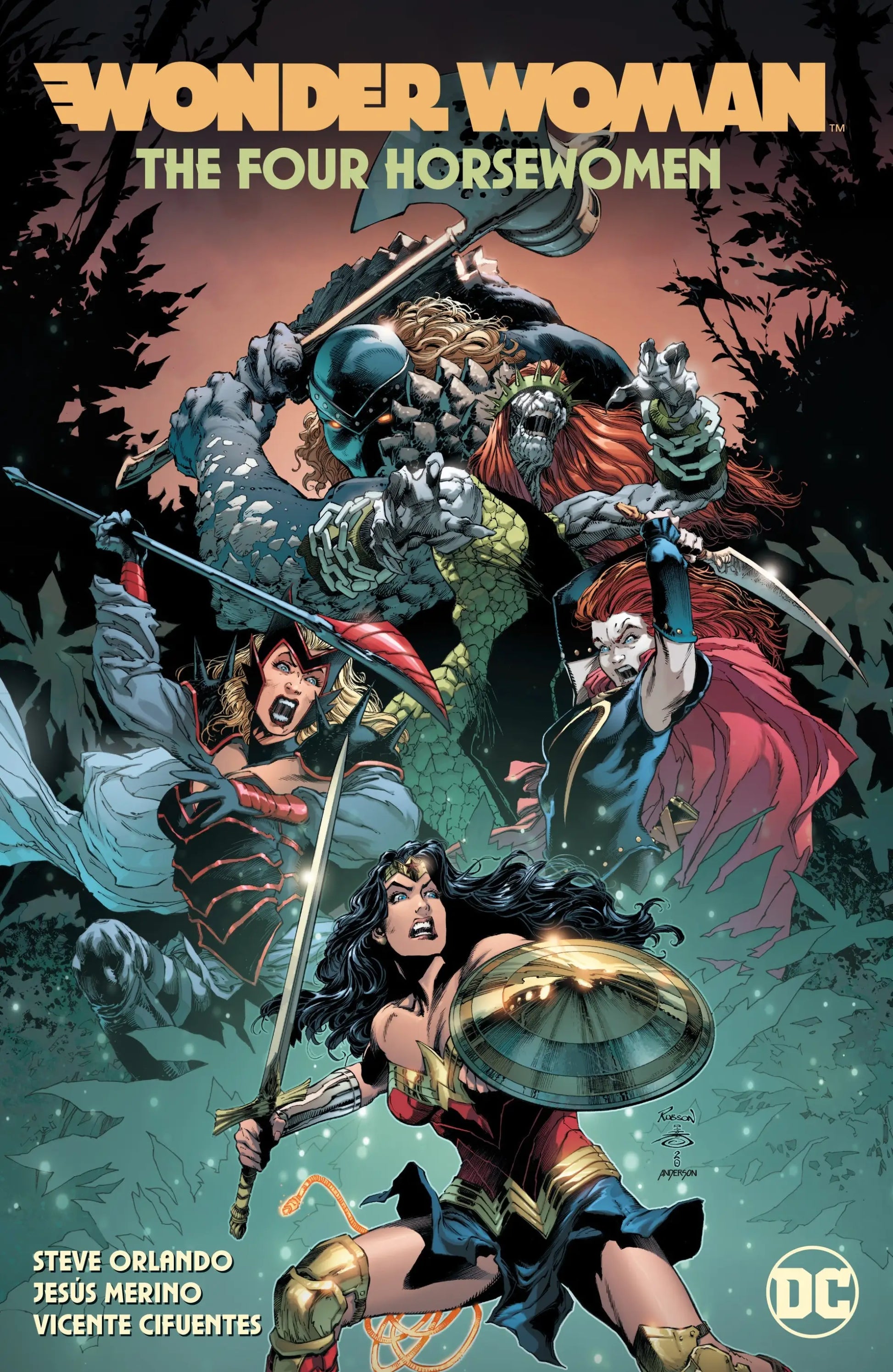 WONDER WOMAN VOL 4 THE FOUR HORSEWOMEN TP - Graphic Novels