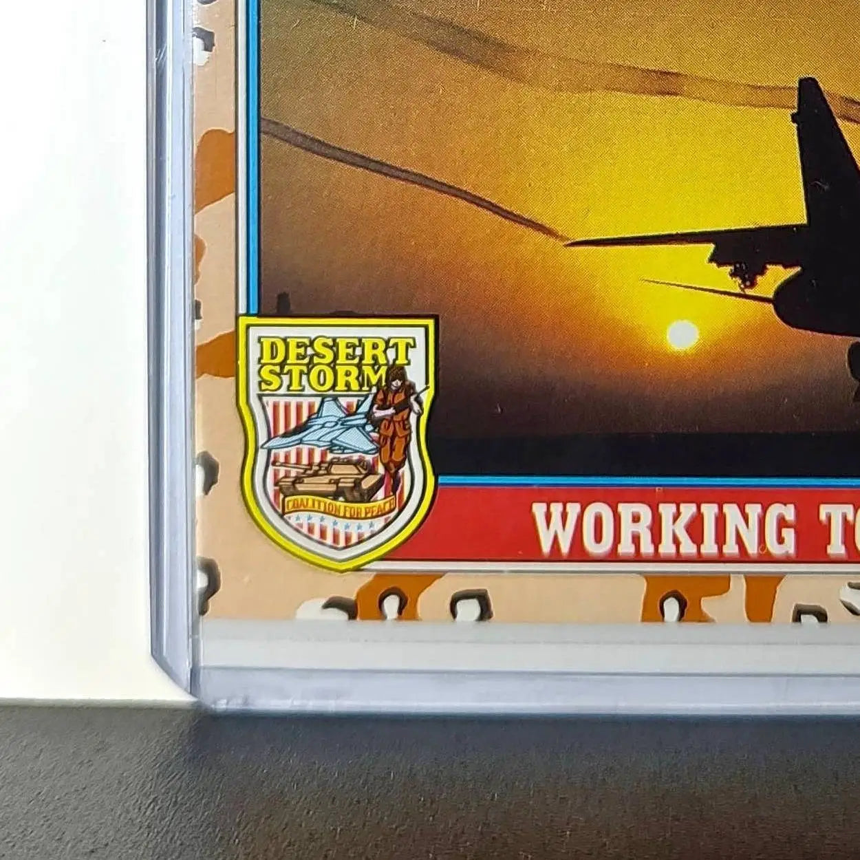 Working Together 1991 Topps Desert Storm #147 Card