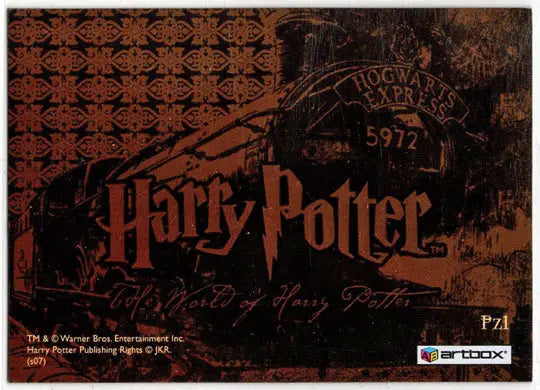 World of Harry Potter In 3D 1st Edition Lenticular Puzzle Card PZ1 - Entertainment Memorabilia