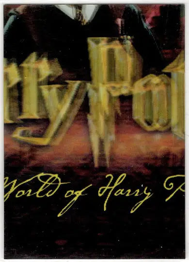 World of Harry Potter In 3D 1st Edition Lenticular Puzzle Card PZ8 - Entertainment Memorabilia