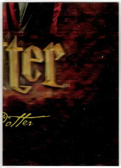 World of Harry Potter In 3D 1st Edition Lenticular Puzzle Card PZ9 - Entertainment Memorabilia