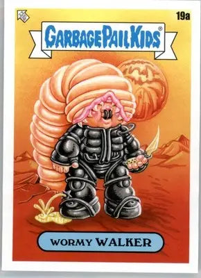 Wormy Walker - 2022 Topps Garbage Pail Kids: Book Worms - #19a - Non_sport - Non-Sports Card Single