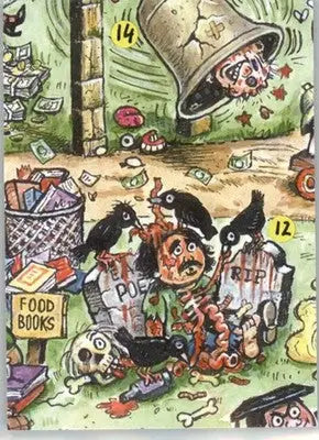Wormy Walker - 2022 Topps Garbage Pail Kids: Book Worms - #19a - Non_sport - Non-Sports Card Single