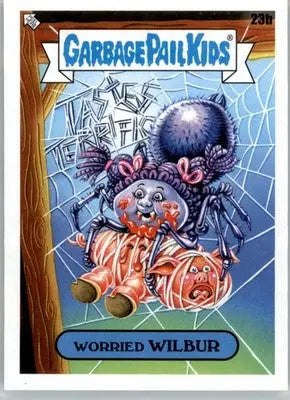 Worried Wilbur - 2022 Topps Garbage Pail Kids: Book Worms - #23b - Non_sport - Non-Sports Card Single