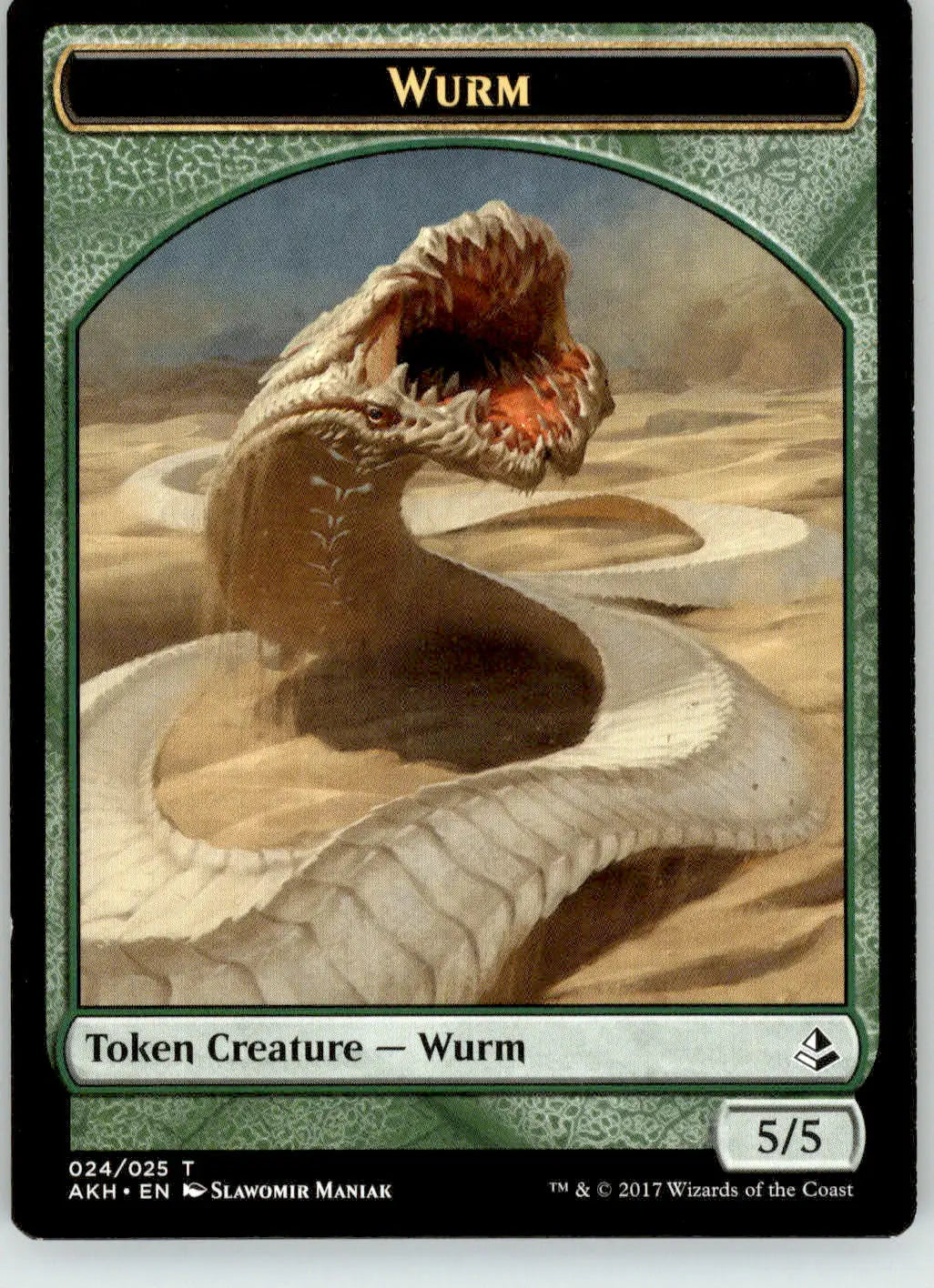 Wurm Token - Amonkhet - 24 - NM Magic: The Gathering - Magic Card Single