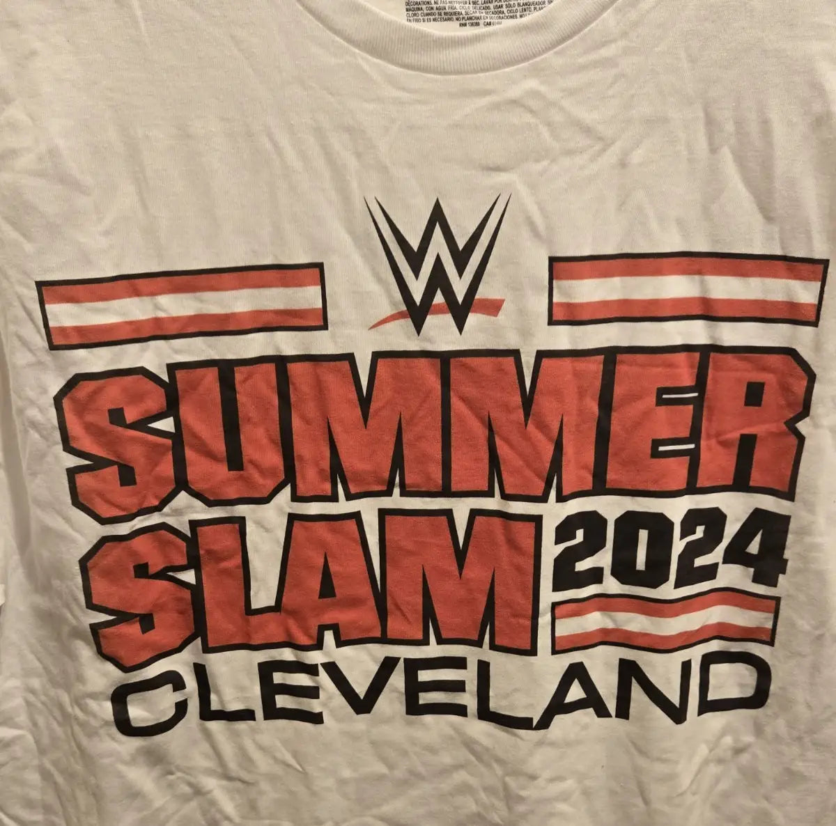 WWE SummerSlam 2024 Cleveland Fanatics T‑Shirt (Men’s XL)