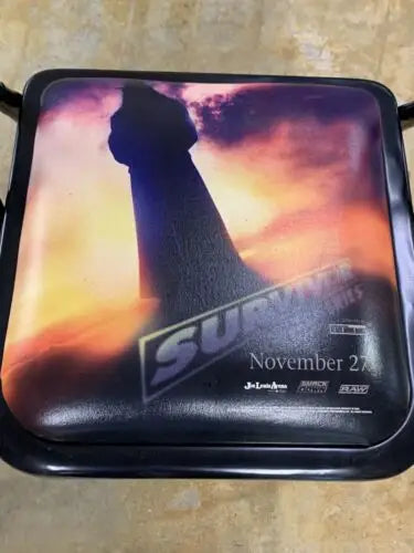 Square bag featuring WWE Survivor Series movie poster from Event Ringside VIP Collectors