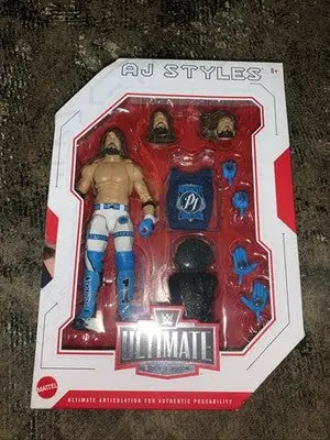 WWE Ultimate Edition AJ Styles Action Figure 2022 Mattel #HKT44 - Action Figure