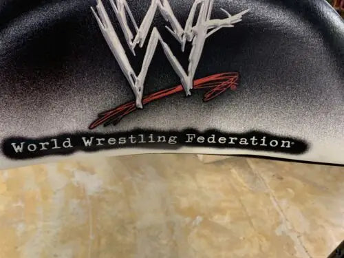 WWF World Wrestling Federation logo on a Ringside Chair for 2001 VENGEANCE event
