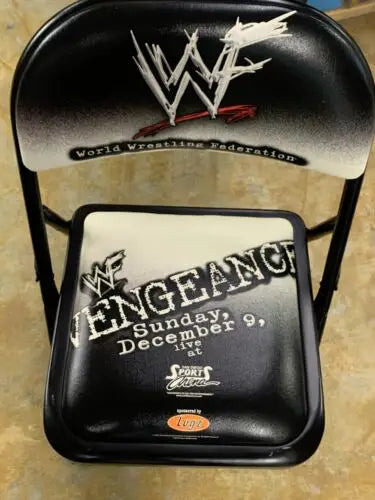 WWE Vengeance Ringside Chair from WWF World Wrestling Federation 2001 event in San Diego