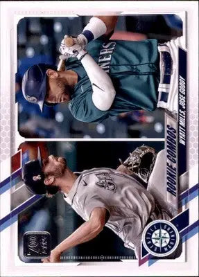 Wyatt Mills / Jose Godoy RCOM Rookie 2021 Topps Update #US80 Seattle Mariners - Baseball Card Single