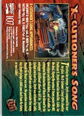 X-Cutioner’s Song - 1994 Ultra X-Men - #107 - Non_sport - Non-Sports Card Single