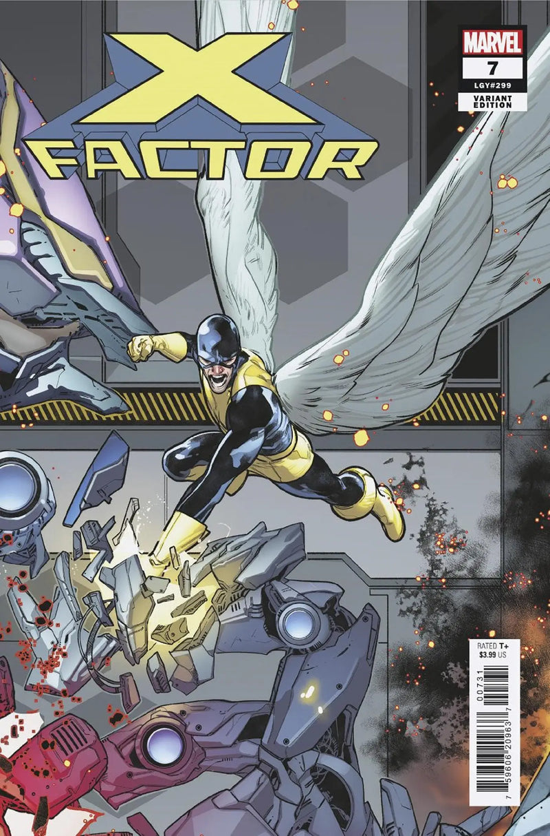 X-Factor comic book with Silva Connecting Variant featuring R.B. Silva art