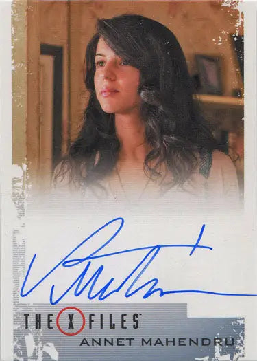 X-Files Season 10 & 11 Autograph Card Annet Mahendru as Sveta - Non-Sport Single
