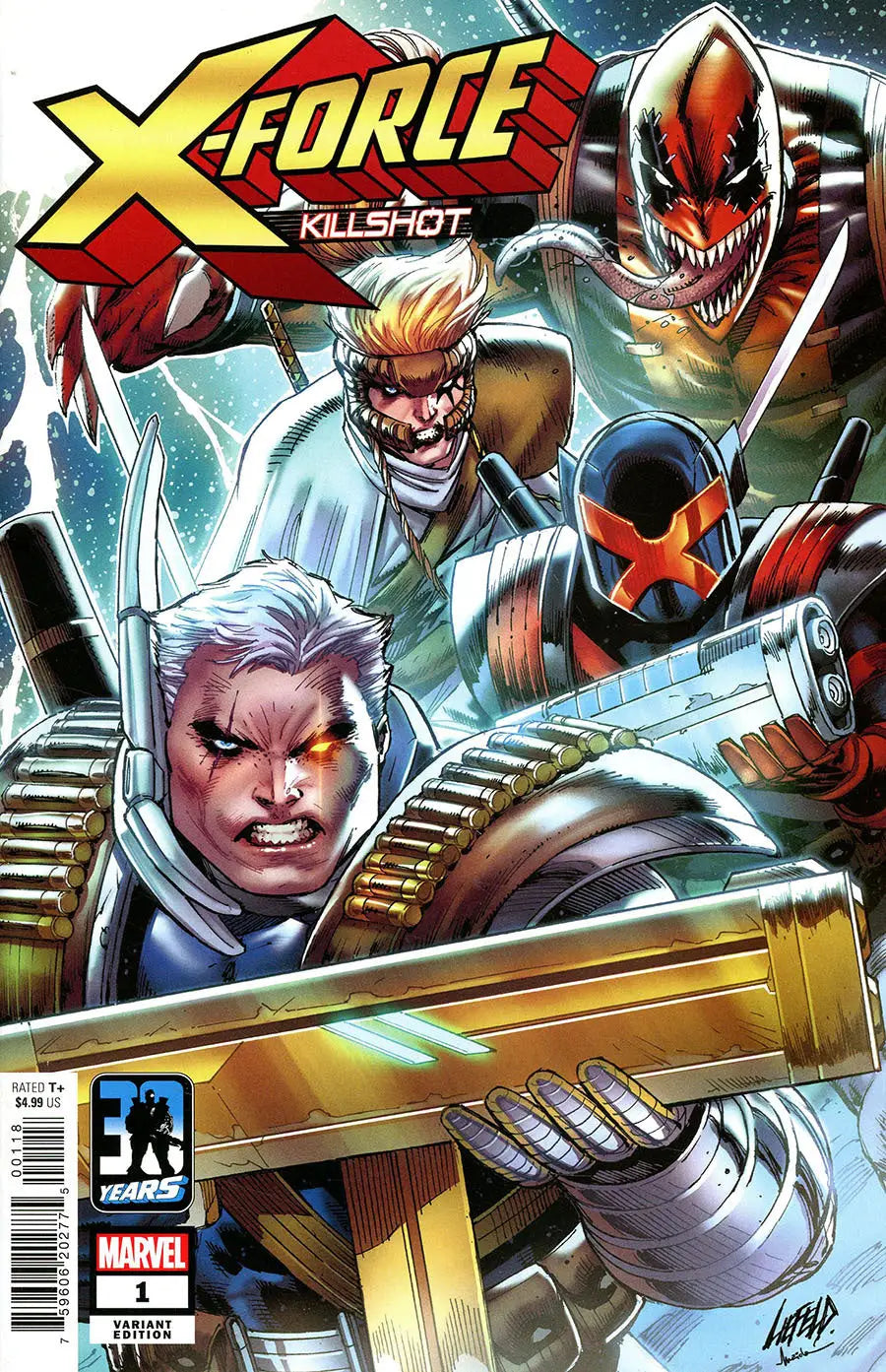 X Force Killshot Anniversary Special #1 Liefeld Variant - Comic Book