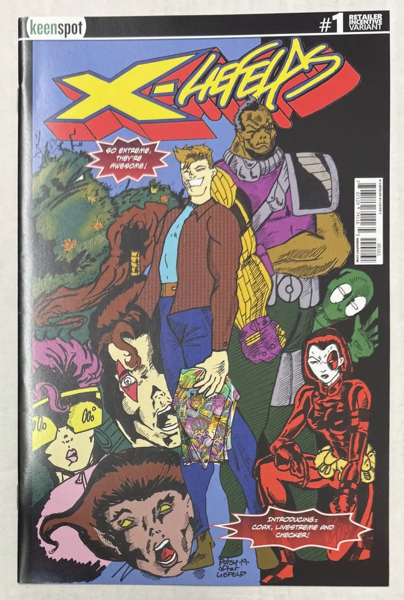 X-Liefelds 1 Incentive Potchak Nikolakakis Variant Keenspot - Comic Book