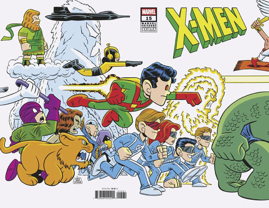 X-Men #15 Chris Giarrusso Marvel Universe Connecting Wrap Variant - Comic Book