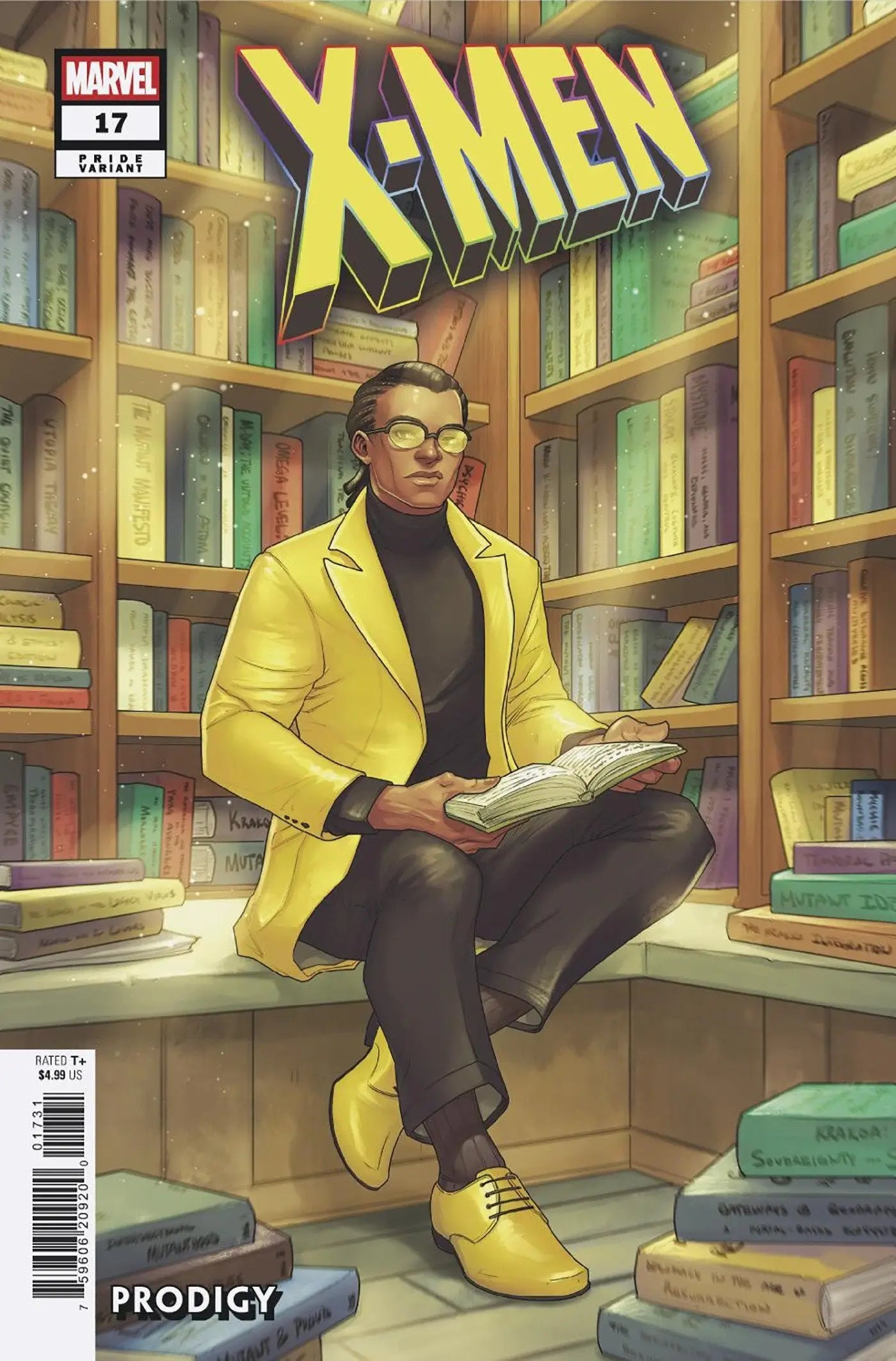 X-Men #17 Meghan Hetrick Pride Variant comic book cover featuring vibrant artwork