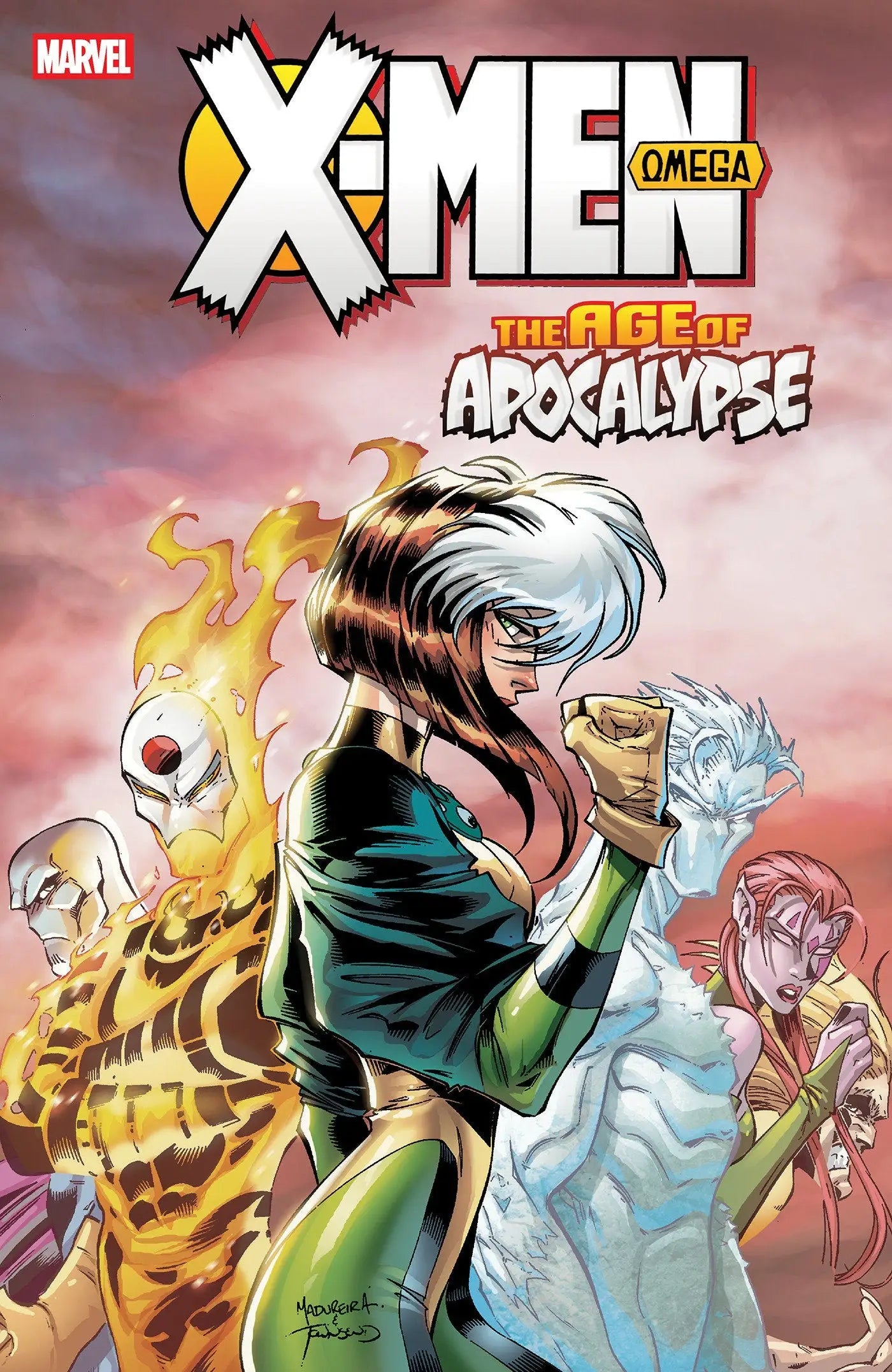Comic book featuring X-Men characters Rogue and Iceman from The Age of Apocalypse storyline