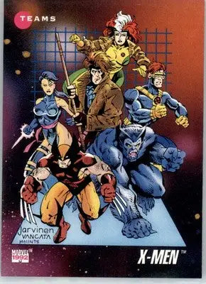 X-Men (Blue) - 1992 Impel Marvel Universe - NM - #182 - Marvel Card Single