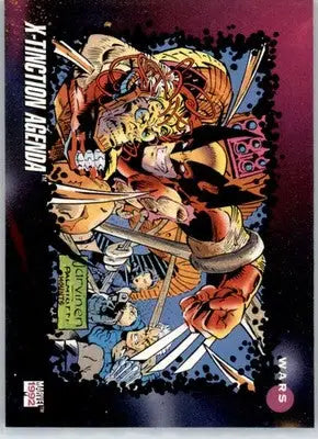 X-tinction Agenda - 1992 Impel Marvel Universe - NM - #184 - Marvel Card Single