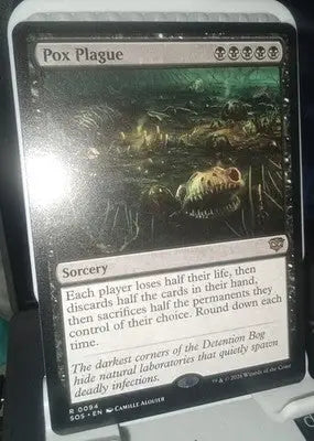 x1 Pox Plague R MTG Secrets of Strixhaven M/NM English - Magic Card Single