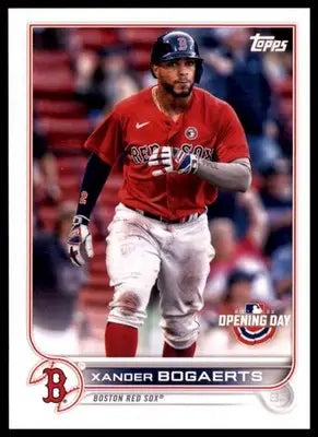 Xander Bogaerts 2022 Topps Opening Day #173 Boston Red Sox - Baseball Card Single