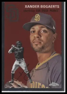 Xander Bogaerts 2023 Topps Chrome Platinum Anniversary #367 San Diego Padres - Baseball Card Single