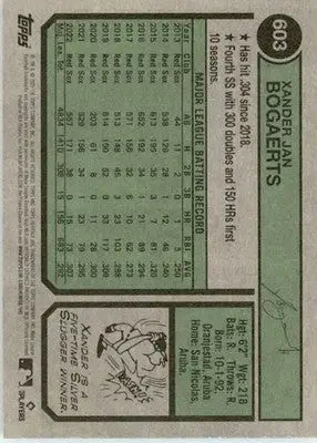 Xander Bogaerts - 2023 Topps Heritage - #603 - Baseball - Baseball Card Single