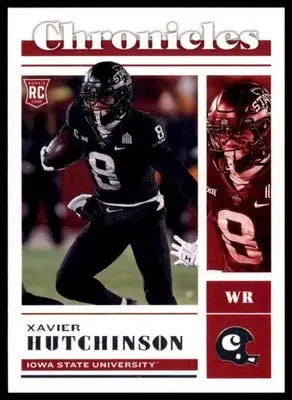 Xavier Hutchinson 2023 Panini Chronicles Draft Picks #23 Iowa State Cyclones - Football Card Single